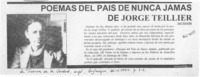 Poemas del país de nunca jamás, de Jorge Teillier  [artículo] José Mancilla.