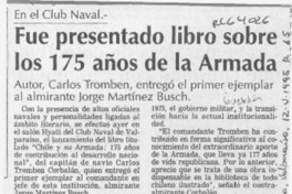 Fue presentado libro sobre los 175 años de la Armada  [artículo].