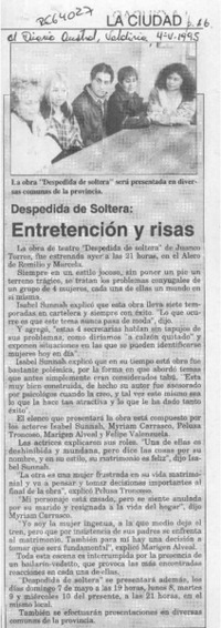 Entretención y risas  [artículo].