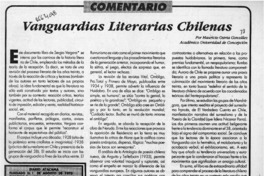 Vanguardias literarias chilenas  [artículo] Mauricio Ostria González.