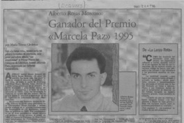 Ganador del Premio "Marcela Paz" 1995  [artículo] María Teresa Cárdenas.