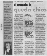 El mundo le queda chico