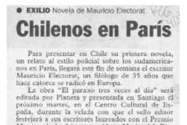 Chilenos en París  [artículo].