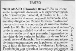 Río abajo  [artículo] Pedro Labra.