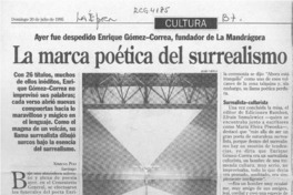 La marca poética del surrealismo  [artículo] Ximena Poo.