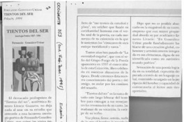 Tientos del ser  [artículo] Eugenio García-Díaz.