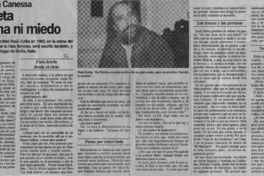 Un Poeta sin pena ni miedo  [artículo] Inés Benavides.