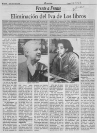 Eliminación del IVA de los libros