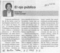El ojo público  [artículo] Fanny Ross.