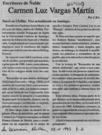 Carmen Luz Vargas Martín  [artículo] C. R. I.