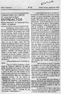 Entreactos  [artículo] Loreto Bustos Beck.