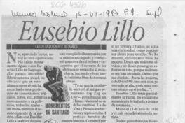 Eusebio Lillo  [artículo] Carlos Calderón Ruiz de Gamboa.