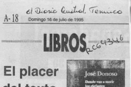 El placer del texto  [artículo] Jaime Otazo Hermosilla.