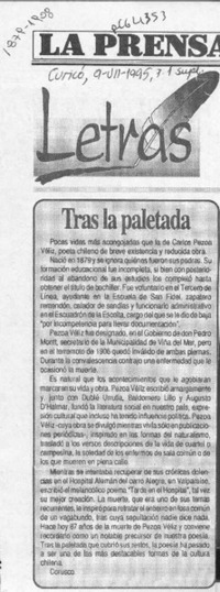 Tras la paletada  [artículo] Corusco.