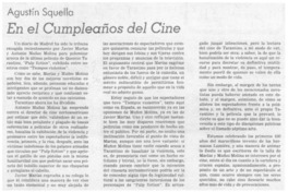 En el cumpleaños del cine