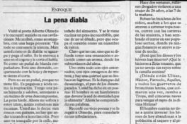 La pena diabla  [artículo] Jorge Mittelmann Jr.