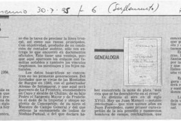 El conquistador Pedro de Mardones y su descendencia  [artículo] Miguel Laborde.