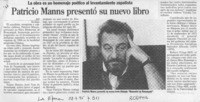 Patricio Manns presentó su nuevo libro  [artículo].