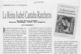 La Reina Isabel cantaba rancheras  [artículo] Cristián Munitiz V.