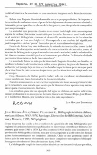 Bibliografía histórica chilena, revistas chilenas 1843-1978  [artículo] Mario Céspedes.