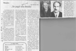 Se pagó una deuda!  [artículo] Abelardo Troy.