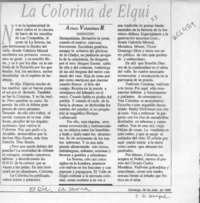 La colorina de Elqui