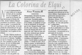 La colorina de Elqui