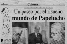 Un paseo por el risueño mundo de Papelucho  [artículo] I. I.