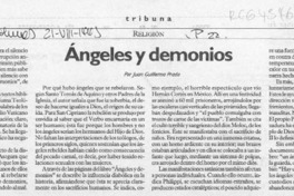 Angeles y demonios  [artículo] Juan Guillermo Prado.