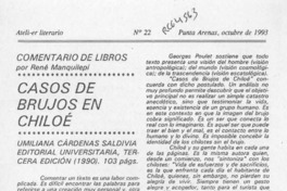 Casos de brujos en Chiloé  [artículo] René Manquilepi.