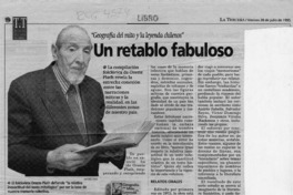 Un retablo fabuloso  [artículo] Lina Meruane.