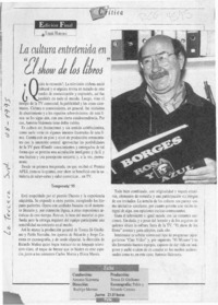 La Cultura entretenida "El show de los libros"  [artículo].