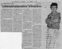 "La Reina Isabel cantaba rancheras" de Hernán Rivera  [artículo].