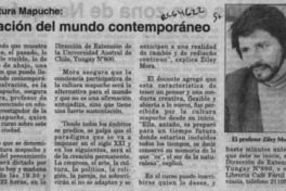 Salvación del mundo contemporáneo  [artículo].