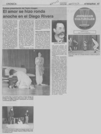 El Amor se hizo ronda anoche en el Diego Rivera