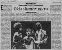 Ofelia o la madre muerta  [artículo] Eduardo Guerrero del Río.