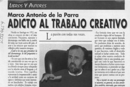 Adicto al trabajo creativo  [artículo] Claudio Rojas Gianelli.