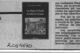 Las mejores películas de todos los tiempos  [artículo] Manuel Peña Muñoz.