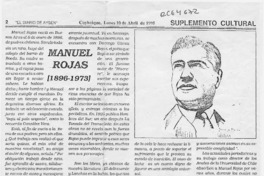 Manuel Rojas  [artículo].