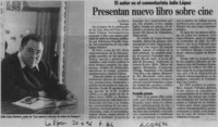 Presentan nuevo libro sobre cine  [artículo].