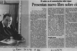 Presentan nuevo libro sobre cine  [artículo].