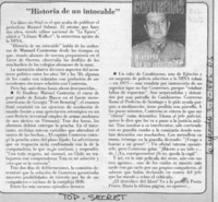 "Historia de un intocable"  [artículo].