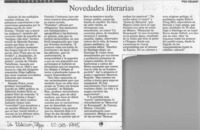 Novedades literarias