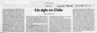Un siglo en Chile  [artículo] Juan Guillermo Prado O.