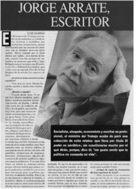 Jorge Arrate, escritor