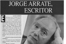 Jorge Arrate, escritor