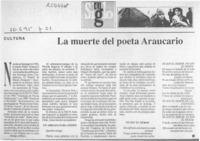 La Muerte del poeta Araucario  [artículo].