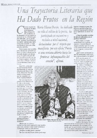 Una trayectoria literaria que ha dado frutos en la región