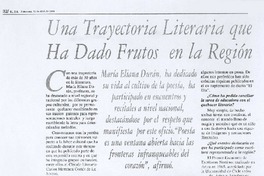 Una trayectoria literaria que ha dado frutos en la región