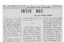 Inter nos  [artículo] Enrique Neiman.